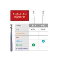 3D Dental Double Inverted Diamond, Medium Bur, 813-018M 10/Pk